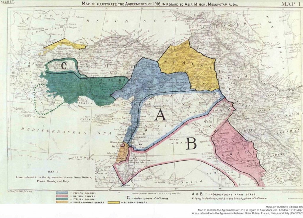 Sykes Picot Agreement Kurdish Project