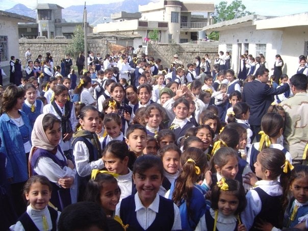 Girls school in Kurdistan. Photo provided by Bill Spaulding.