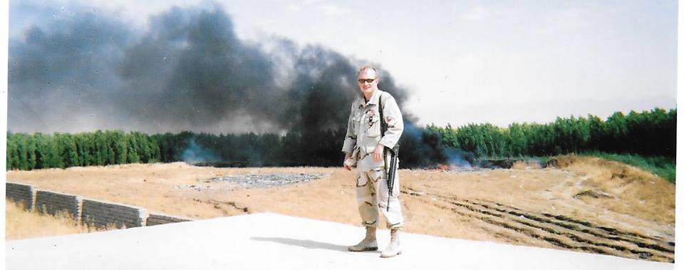 American soldier in Iraqi Kurdistan